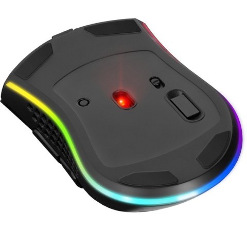 Mysz gamingowa bezprzewodowa Warlock GM-709L Optic RF RGB 2400 dpi 8P Mysz gamingowa bezprzewodowa Warlock GM-709L Optic RF RGB 2400 dpi 8P