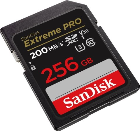 Karta pamięci Extreme Pro SDXC 256GB 200/140 MB/s V30 UHS-I Karta pamięci Extreme Pro SDXC 256GB 200/140 MB/s V30 UHS-I