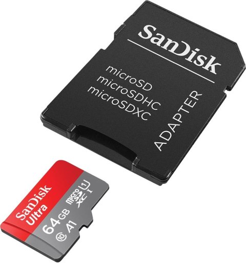Karta Ultra microSDXC 64GB 140MB/s A1 + Adapter SD Karta Ultra microSDXC 64GB 140MB/s A1 + Adapter SD