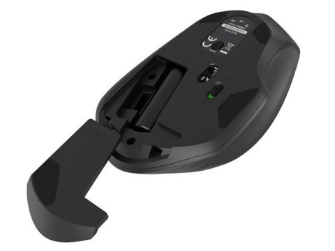Mysz bezprzewodowa Siskin 2 1600 DPI Bluetooth 5.0 + 2.4 GHz Czarna Mysz bezprzewodowa Siskin 2 1600 DPI Bluetooth 5.0 + 2.4 GHz Czarna