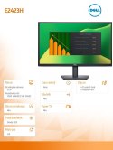 Monitor E2423H 23.8 cali VA LED Full HD (1920x1080) /16:9/VGA/DP/3Y AES