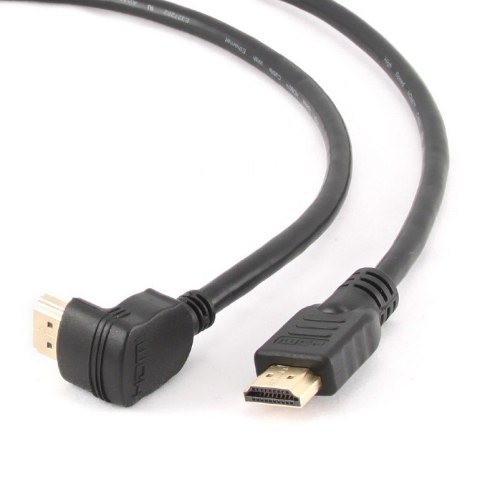 Kabel HDMI-HDMI v1.4 3D TV High Speed Ethernet 4.5M kątowy 90 (pozłacane końcówki) Kabel HDMI-HDMI v1.4 3D TV High Speed Ethernet 4.5M kątowy 90 (pozłacane końcówki)