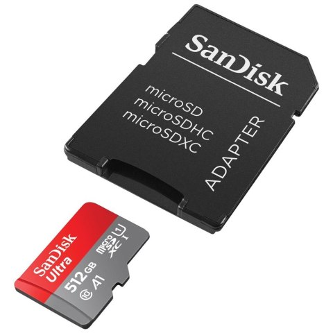Karta Ultra microSDXC 512GB 150MB/s A1 + Adapter SD Karta Ultra microSDXC 512GB 150MB/s A1 + Adapter SD