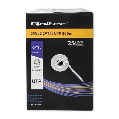 Kabel sieciowy/skrętka UTP | CAT5E | 305m Kabel sieciowy/skrętka UTP | CAT5E | 305m