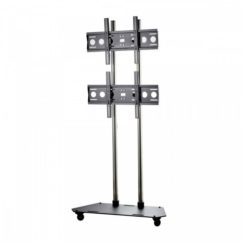 TR3 Wózek na dwa monitory mocowane jeden nad drugim 42-65 cali VESA 100×100 - 600×400 80 kg 353-2080 mm TR3 Wózek na dwa monitory mocowane jeden nad drugim 42-65 cali VESA 100×100 - 600×400 80 kg 353-2080 mm