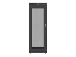 Szafa instalacyjna RACK stojąca 19 27U 800X1000 czarna LCD (FLAT PACK)