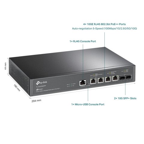 Przełącznik SX3206HPP 6x10GE (4xPoE++) Przełącznik SX3206HPP 6x10GE (4xPoE++)