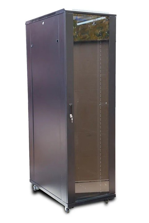Szafa rack 42U 800x800mm czarna stojąca Szafa rack 42U 800x800mm czarna stojąca