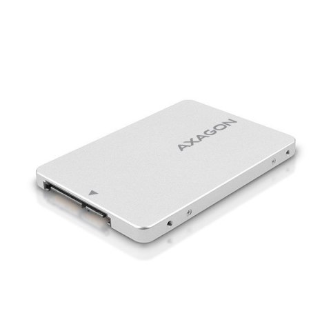RSS-M2SD Wewnętrzna obudowa 2.5" z interfejsem SATA do dysków SSD M.2 SATA, srebrny RSS-M2SD Wewnętrzna obudowa 2.5" z interfejsem SATA do dysków SSD M.2 SATA, srebrny