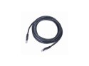 Patch cord kat.5e osłonka zalewana 0.25m czarny