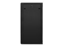 Szafa instalacyjna wisząca 19'' 27U 600X600mm czarna (drzwi szklane)