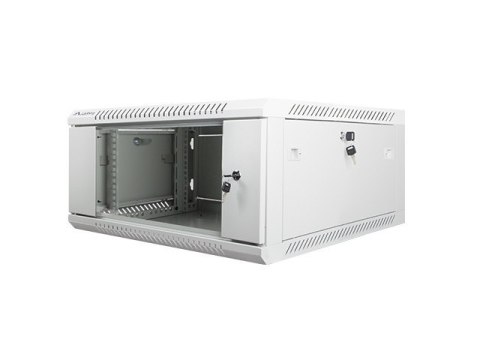 Szafa instalacyjna wisząca 19'' 4U 600X600mm szara (drzwi szklane) Szafa instalacyjna wisząca 19'' 4U 600X600mm szara (drzwi szklane)