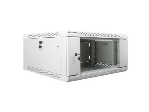 Szafa instalacyjna wisząca 19'' 4U 600X600mm szara (drzwi szklane) Szafa instalacyjna wisząca 19'' 4U 600X600mm szara (drzwi szklane)