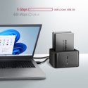 ADSA-D25 MINI stacja dokująca USB 3.2 Gen 1 - 2x SATA 6G 2.5" SSD/HDD CLONE