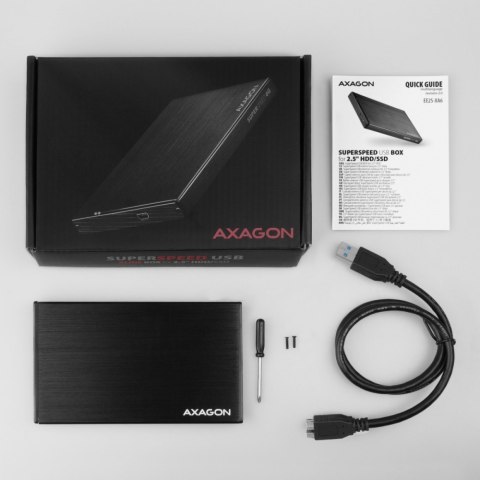 EE25-XA6 Obudowa zewnętrzna aluminiowa, USB 3.2 GEN 1 SATA 6G 2,5" EE25-XA6 Obudowa zewnętrzna aluminiowa, USB 3.2 GEN 1 SATA 6G 2,5"