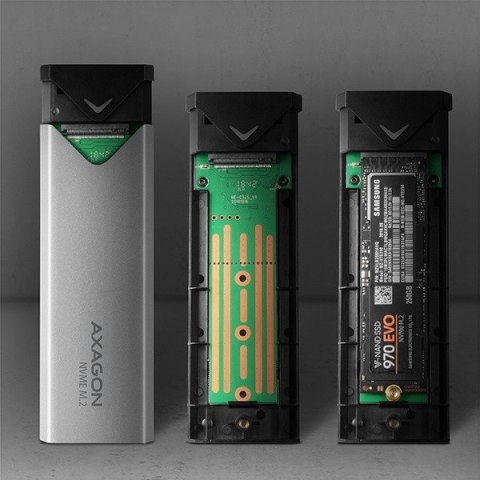 EEM2-UG2 Obudowa zewnętrzna aluminiowa, USB-C 3.2 Gen 2 - M.2 NVMe SSD, długość 42 do 80 mm szary EEM2-UG2 Obudowa zewnętrzna aluminiowa, USB-C 3.2 Gen 2 - M.2 NVMe SSD, długość 42 do 80 mm szary