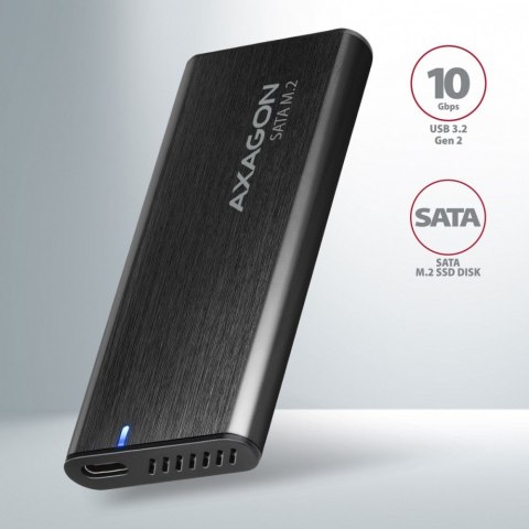 EEM2-SBC Obudowa zewnętrzna aluminiowa bezśrubowa USB-C 3.2 GEN 2 M.2 SATA SSD EEM2-SBC Obudowa zewnętrzna aluminiowa bezśrubowa USB-C 3.2 GEN 2 M.2 SATA SSD