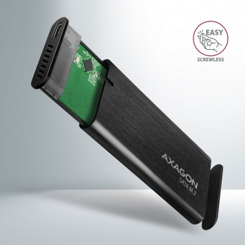 EEM2-SBC Obudowa zewnętrzna aluminiowa bezśrubowa USB-C 3.2 GEN 2 M.2 SATA SSD EEM2-SBC Obudowa zewnętrzna aluminiowa bezśrubowa USB-C 3.2 GEN 2 M.2 SATA SSD