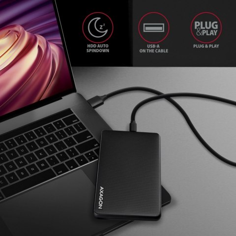 EE25-SLC Obudowa zewnętrzna plastikowa, bezśrubowa, USB-C 3.2 GEN 1 SATA 6G 2.5", czarna EE25-SLC Obudowa zewnętrzna plastikowa, bezśrubowa, USB-C 3.2 GEN 1 SATA 6G 2.5", czarna