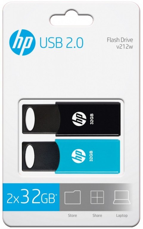 Pendrive 32GB USB 2.0 TWINPACK HPFD212-32-TWIN Pendrive 32GB USB 2.0 TWINPACK HPFD212-32-TWIN