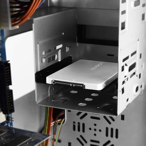 RSS-M2SD Wewnętrzna obudowa 2.5" z interfejsem SATA do dysków SSD M.2 SATA, srebrny RSS-M2SD Wewnętrzna obudowa 2.5" z interfejsem SATA do dysków SSD M.2 SATA, srebrny