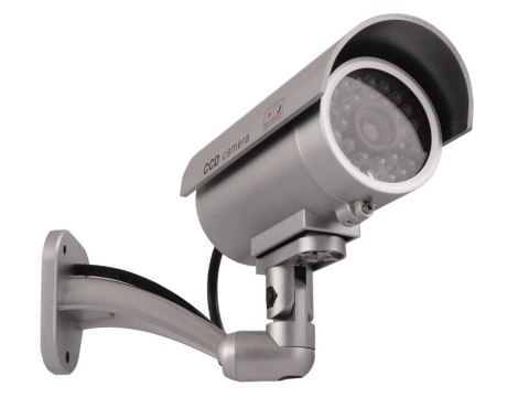 Atrapa kamery IR9000 S IR LED srebrna Atrapa kamery IR9000 S IR LED srebrna