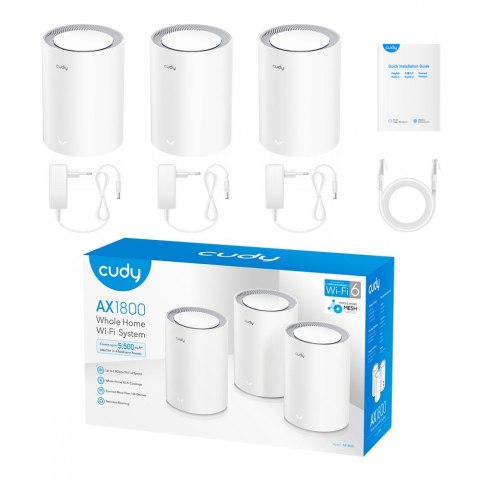 System WiFi Mesh M1800 (3-Pack) AX1800 System WiFi Mesh M1800 (3-Pack) AX1800