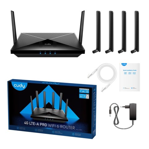 Router LT18 Mesh Gigabit AX1800 4G LTE Dual SIM Router LT18 Mesh Gigabit AX1800 4G LTE Dual SIM