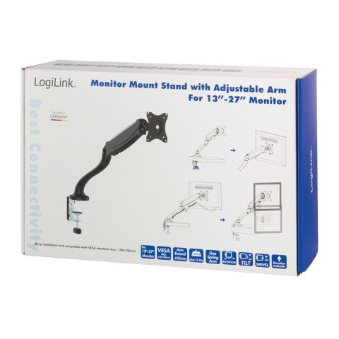 Uchwyt do monitora VESA , 13-27 cali, max. 6kg Uchwyt do monitora VESA , 13-27 cali, max. 6kg