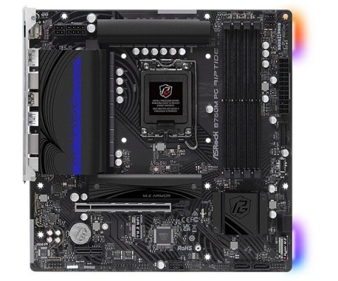 Płyta główna B760M PG RIPTIDE s1700 4DDR5 DP/HDMI/USB mATX Płyta główna B760M PG RIPTIDE s1700 4DDR5 DP/HDMI/USB mATX