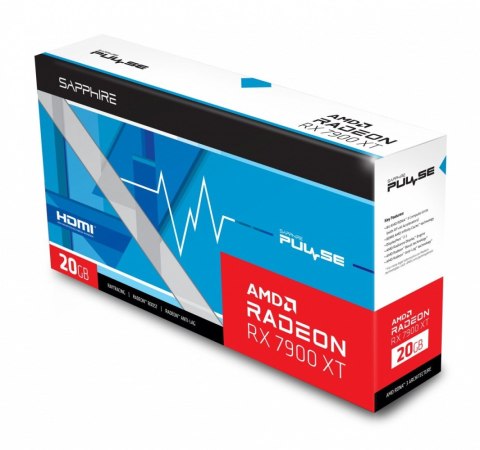 Karta graficzna Radeon RX 7900 XT Pulse 20GB GDDR6 320bit 2DP/2HDMI Karta graficzna Radeon RX 7900 XT Pulse 20GB GDDR6 320bit 2DP/2HDMI