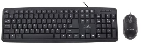 TITANUM ZESTAW MYSZ + KLAWIATURA PRZEWODOWA USB SALEM TK106 TITANUM ZESTAW MYSZ + KLAWIATURA PRZEWODOWA USB SALEM TK106