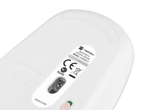 Mysz bezprzewodowa Harrier 2 Bluetooth 5.1 biało-różowa Mysz bezprzewodowa Harrier 2 Bluetooth 5.1 biało-różowa