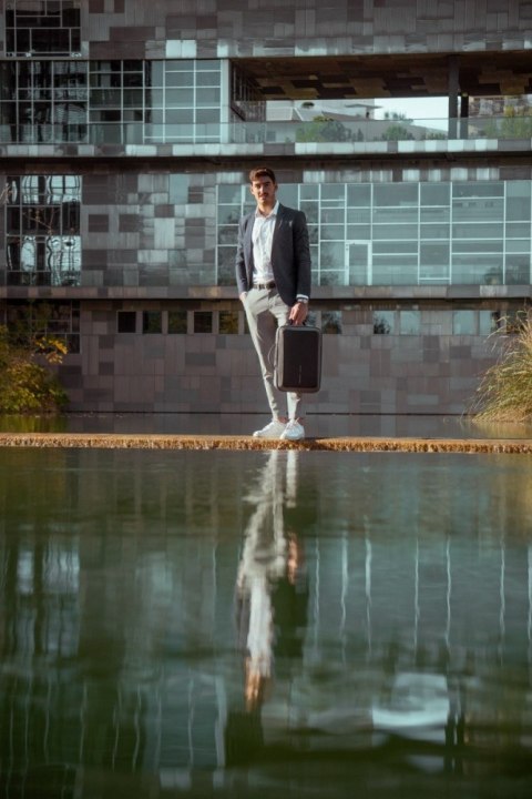 Plecak antykradzieżowy BOBBY BIZZ 2.0 GREY Plecak antykradzieżowy BOBBY BIZZ 2.0 GREY