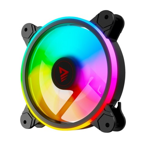 Wentylator FAN-01 4-pack 120mm ARGB wraz kontrolerem oraz pilotem Wentylator FAN-01 4-pack 120mm ARGB wraz kontrolerem oraz pilotem
