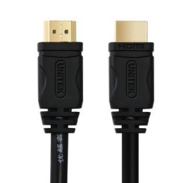 Kabel HDMI M/M 1,0m v2.0; Złoty; Basic
