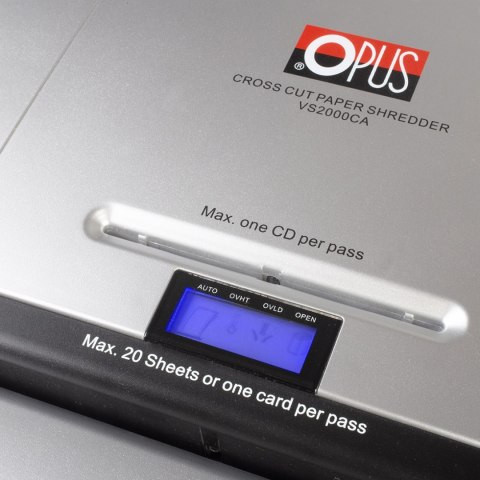 Niszczarka biznesowa - OPUS VS 2000 CA / 4 x 35 mm Niszczarka biznesowa - OPUS VS 2000 CA / 4 x 35 mm