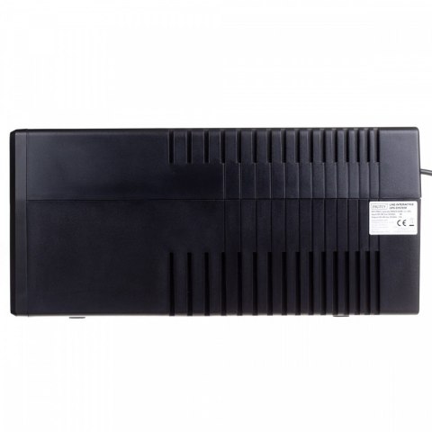 Zasilacz awaryjny UPS Line-Ineractive LED, 1000VA/600W, 2x12V/7Ah, AVR, 4xSCHUKO, USB, RS232, RJ45 Zasilacz awaryjny UPS Line-Ineractive LED, 1000VA/600W, 2x12V/7Ah, AVR, 4xSCHUKO, USB, RS232, RJ45