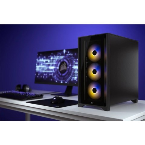 Obudowa iCUE 4000X RGB TG Mid Tower czarna Obudowa iCUE 4000X RGB TG Mid Tower czarna