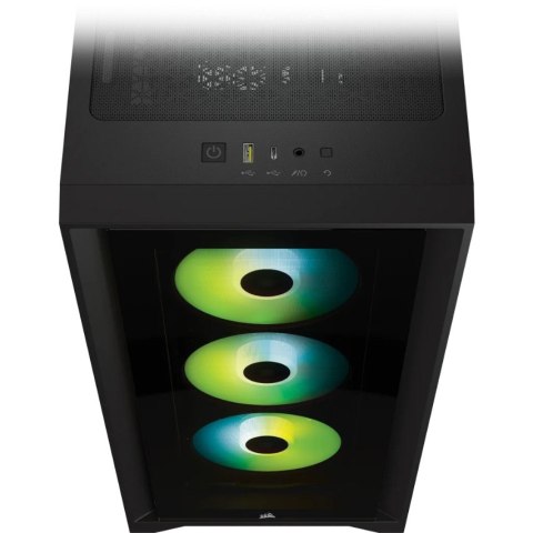 Obudowa iCUE 4000X RGB TG Mid Tower czarna Obudowa iCUE 4000X RGB TG Mid Tower czarna