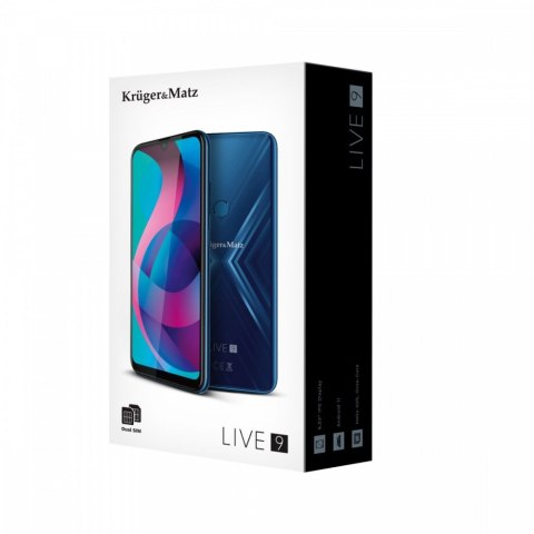 Smartfon LIVE 9 niebieski Smartfon LIVE 9 niebieski