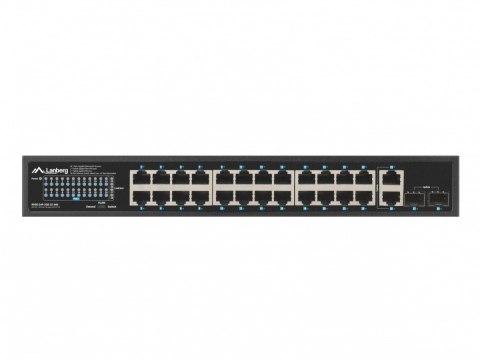 Switch 24x1GB POE+ 2xGB 2xSFP rack 19'' gigabit ethernet 360W Switch 24x1GB POE+ 2xGB 2xSFP rack 19'' gigabit ethernet 360W