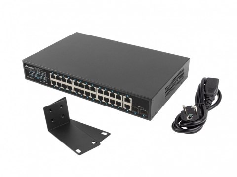 Switch 24x1GB POE+ 2xGB 2x rack 19'' gigabit ethernet 250W Switch 24x1GB POE+ 2xGB 2x rack 19'' gigabit ethernet 250W
