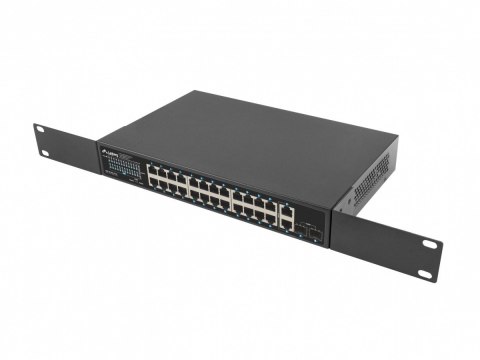 Switch 24x1GB POE+ 2xGB 2x rack 19'' gigabit ethernet 250W Switch 24x1GB POE+ 2xGB 2x rack 19'' gigabit ethernet 250W