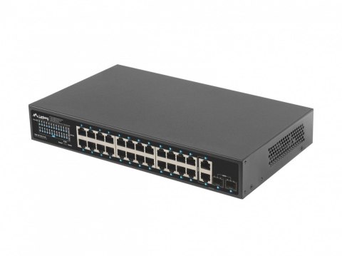 Switch 24x1GB POE+ 2xGB 2x rack 19'' gigabit ethernet 250W Switch 24x1GB POE+ 2xGB 2x rack 19'' gigabit ethernet 250W