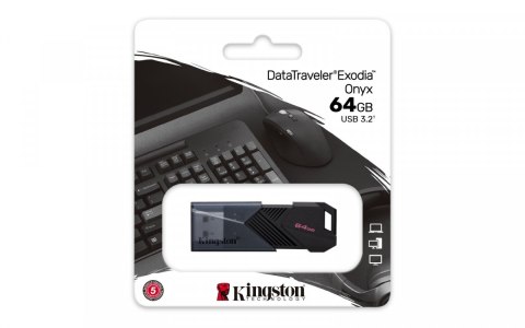 Pendrive Data Traveler Exodia Onyx 64GB USB3.2 Gen1 Pendrive Data Traveler Exodia Onyx 64GB USB3.2 Gen1