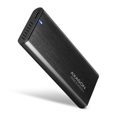 EEM2-SB2 Obudowa zewnętrzna aluminiowa bezśrubowa USB-C 3.2 Gen 2 - M.2 NVMe / SATA SSD 30-80mm ALU pudełko czarne + USB-A - USB EEM2-SB2 Obudowa zewnętrzna aluminiowa bezśrubowa USB-C 3.2 Gen 2 - M.2 NVMe / SATA SSD 30-80mm ALU pudełko czarne + USB-A - USB