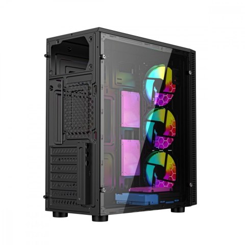 Obudowa komputerowa gamingowa Fornax 500, czarna Obudowa komputerowa gamingowa Fornax 500, czarna