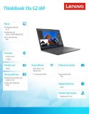 Laptop ThinkBook 13x G2 21AT001TPB W11Pro i7-1255U/16GB/1TB/INT/13.3 WQXGA/Storm Grey/3YRS OS + 1YR Premier Support