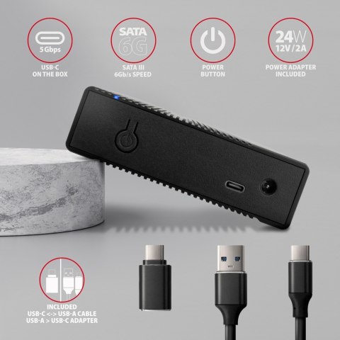 EE35-GTR Obudowa zewnętrzna aluminiowa USB3.2 Gen1 - SATA 6G 3.5" EE35-GTR Obudowa zewnętrzna aluminiowa USB3.2 Gen1 - SATA 6G 3.5"